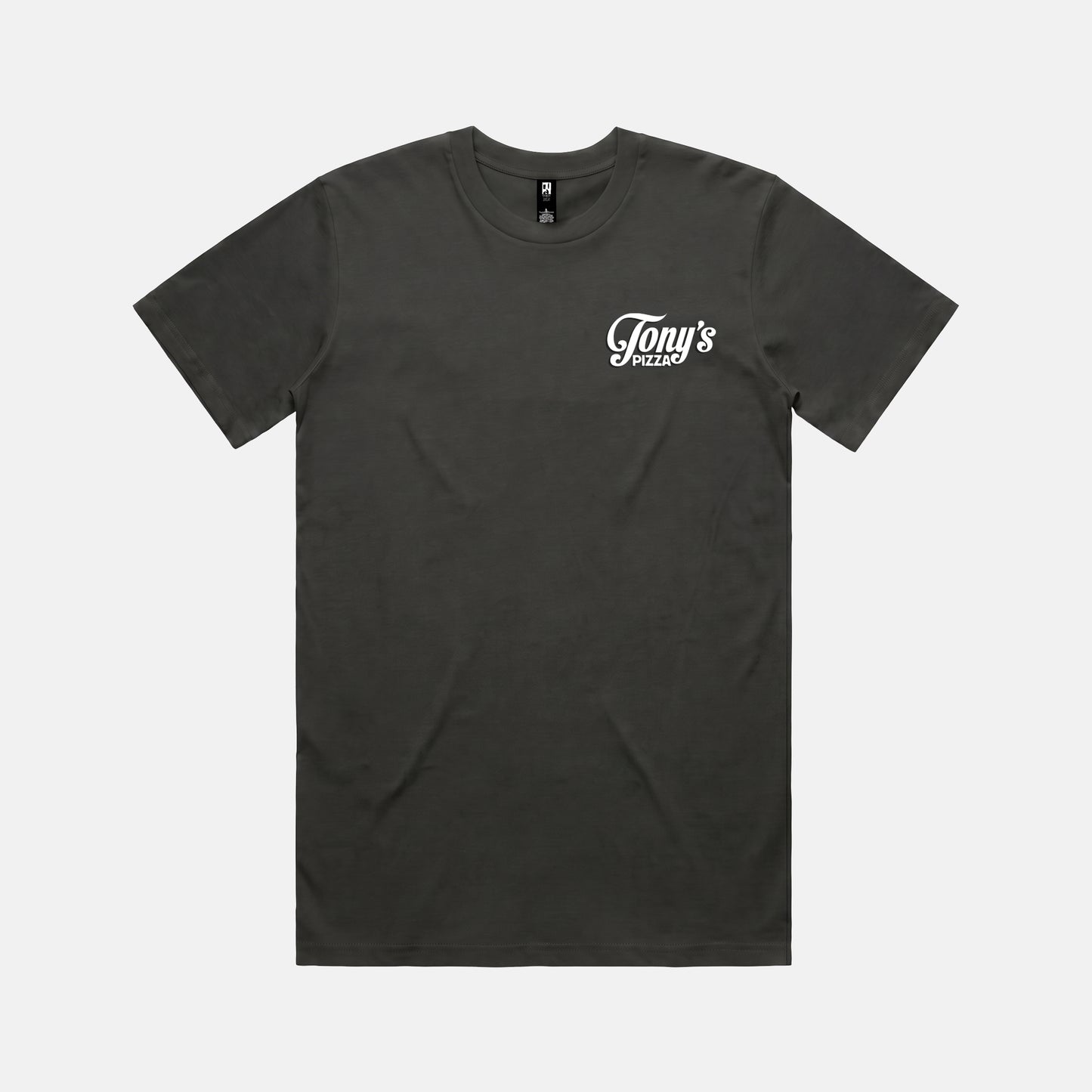 Tony’s Classic Tee small logo | Mörkgrå