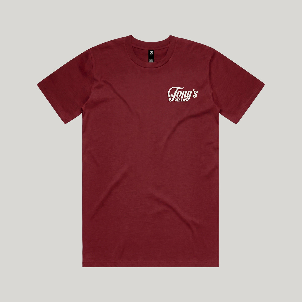 Tony’s Classic Tee small logo | Maroon