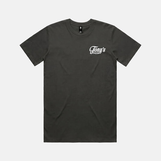 Tony’s Classic Tee small logo | Mörkgrå