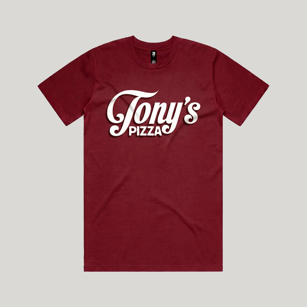 Tony’s Classic Tee large logo | Maroon